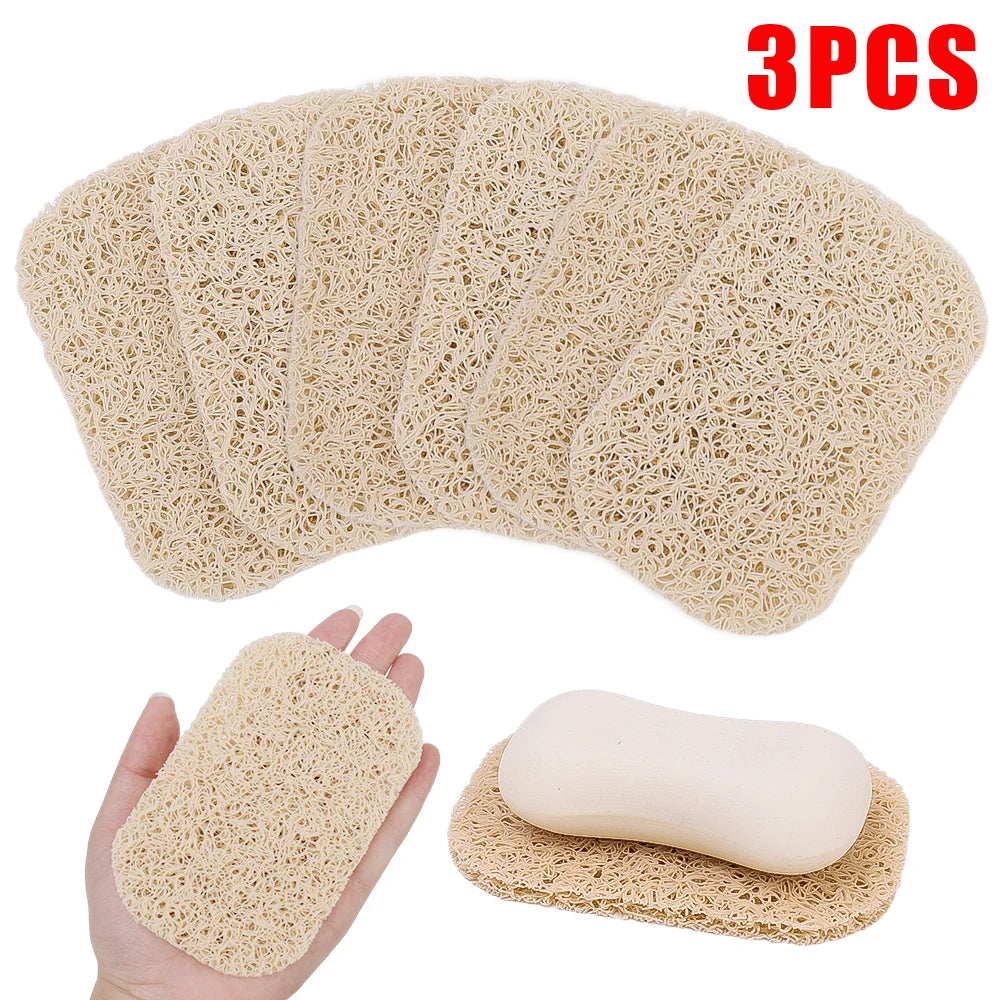 3/1pcs Soap Saver Pads Anti Slip Soap Saver Holder Reusable Keep Soap Dry Shower Supplies for Hotel Kitchen Bathroom Travel
