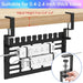 Cable Management Under Desk Wire Organizers Cord Management Pannel Design with Clamp Cable Clips for Desk Side Storage