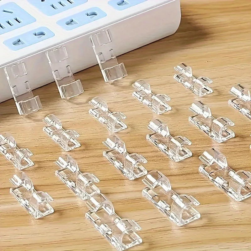 20pcs Cable Clips Self-Adhesive Cable Organizer for Desk Office Home