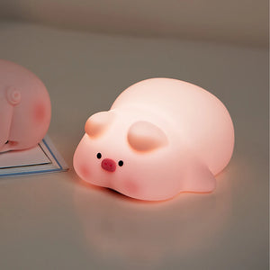 NEW LED Night Lights Duck Silicone Nightlight USB Rechargeable Lamp Cute Bedside Decor for Boys Girls Birthday Christmas Gift