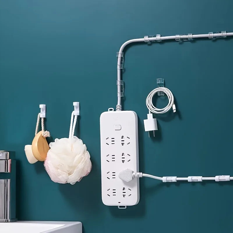 20pcs Cable Clips Self-Adhesive Cable Organizer for Desk Office Home