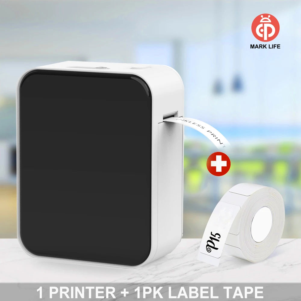 Marklife Mini Bluetooth Thermal Label Printer D110 B21 P15 Without Ink Self-Adhesive Stickers Printer For Office Kitchen School