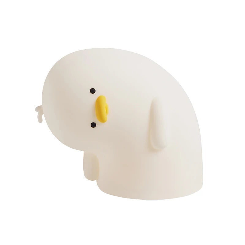 NEW LED Night Lights Duck Silicone Nightlight USB Rechargeable Lamp Cute Bedside Decor for Boys Girls Birthday Christmas Gift