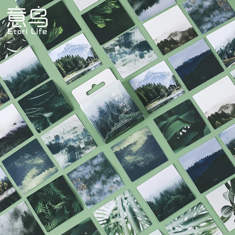 46pcs Halloween Sticker Pack DIY Material Decorative Stationery Album Diary Cup Notebook Mobile Phone Toy Scrapbook