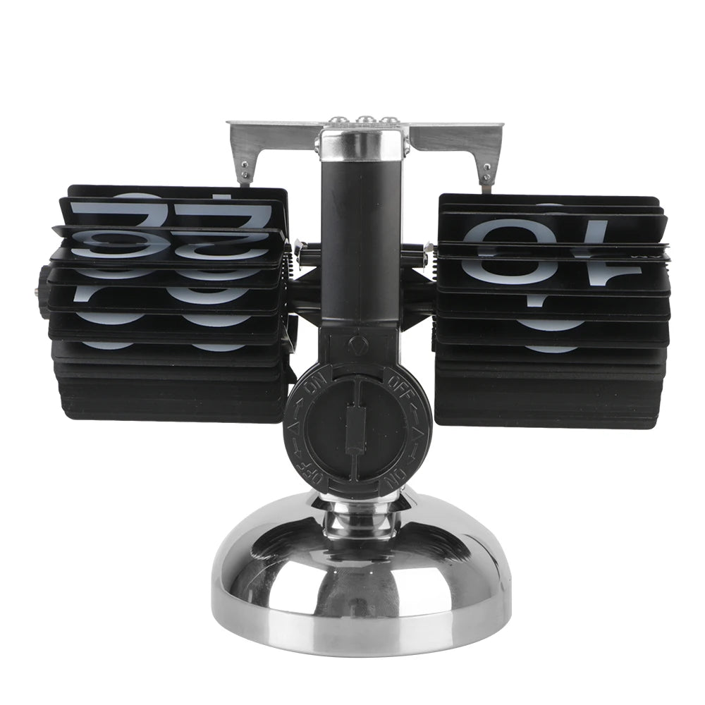 Operated Quartz Clock Flip Internal Gear Operated Auto Flip Retro Flip Clock Digital Clock Home Decors