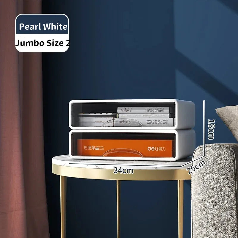 Storage Drawers Desk Organizer Box Desk Stationery Drawer Storage Toiletries Organizer Box Clutter Desk Shelving Home Storage