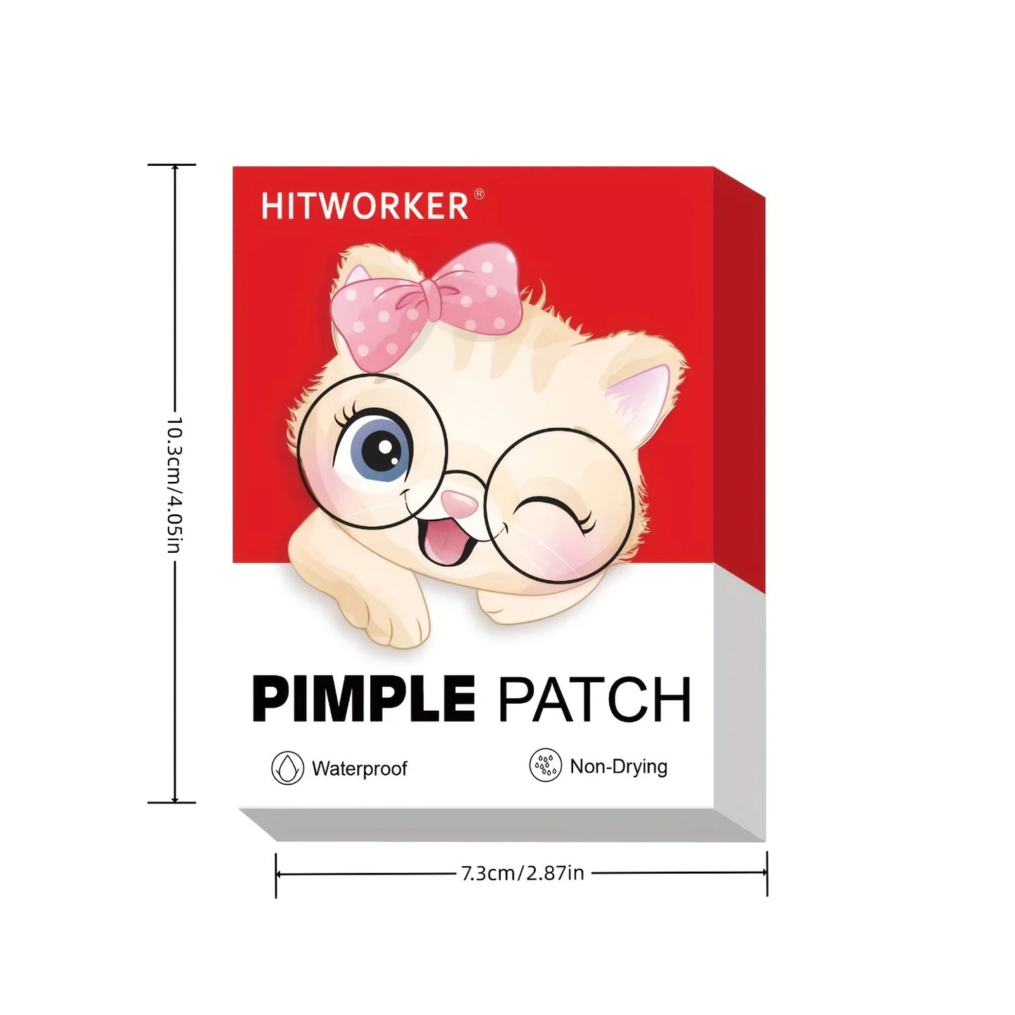 [Cute Pimple Patches] 20/100pcs Cute Cat Pimple Patches | Invisible, Blemish Covering, Hydrocolloid Patches
