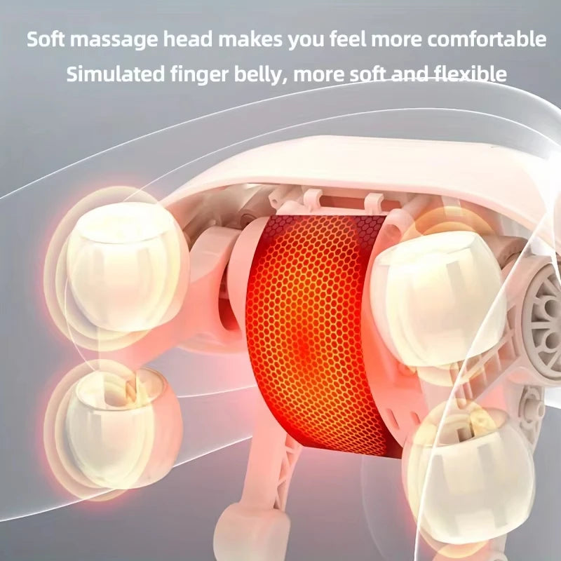 20W Neck And Shoulder Massager Wireless Shoulder And Back Kneading Massage Shawl Trapezius Neck Cervical masajeador