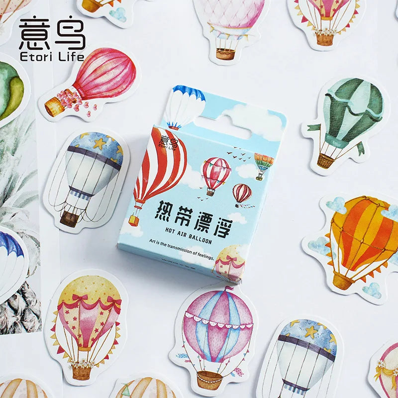 46pcs Halloween Sticker Pack DIY Material Decorative Stationery Album Diary Cup Notebook Mobile Phone Toy Scrapbook